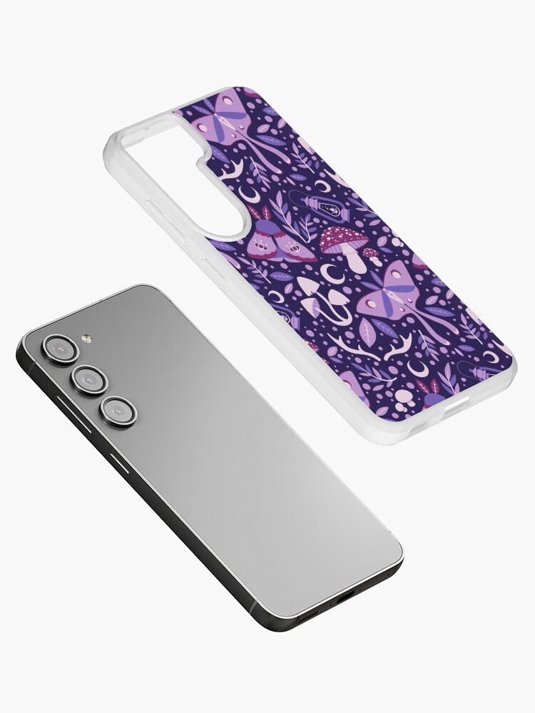 Samsung Galaxy Phone Case, The Woods (Purple) designed and sold by daisydandy
