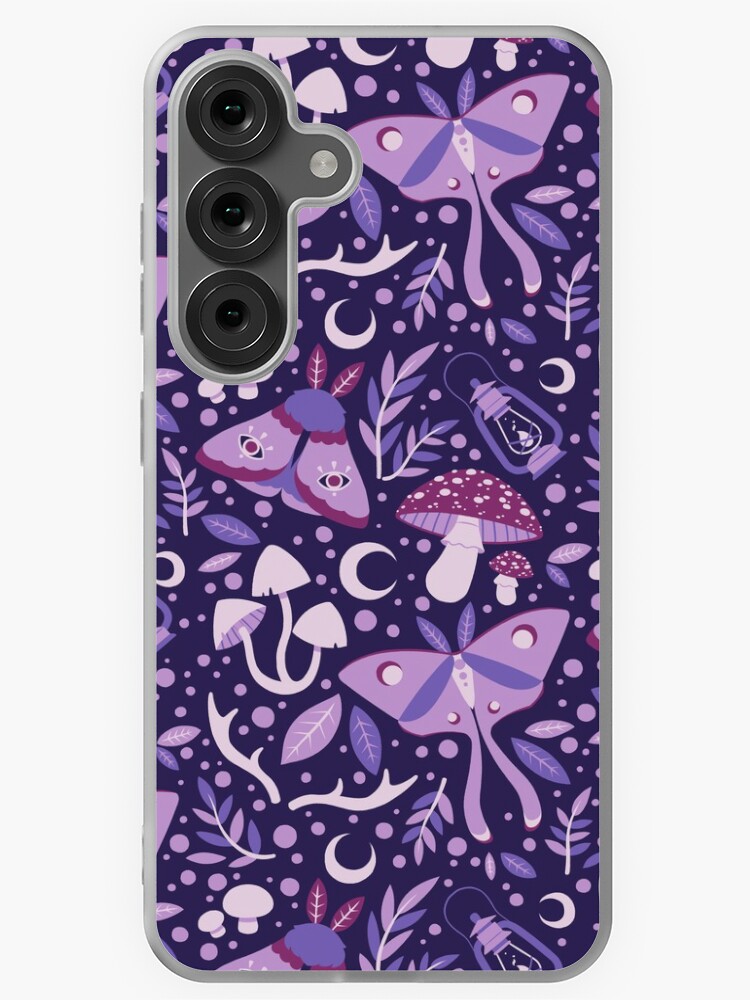Thumbnail 1 of 4, Samsung Galaxy Phone Case, The Woods (Purple) designed and sold by daisydandy.