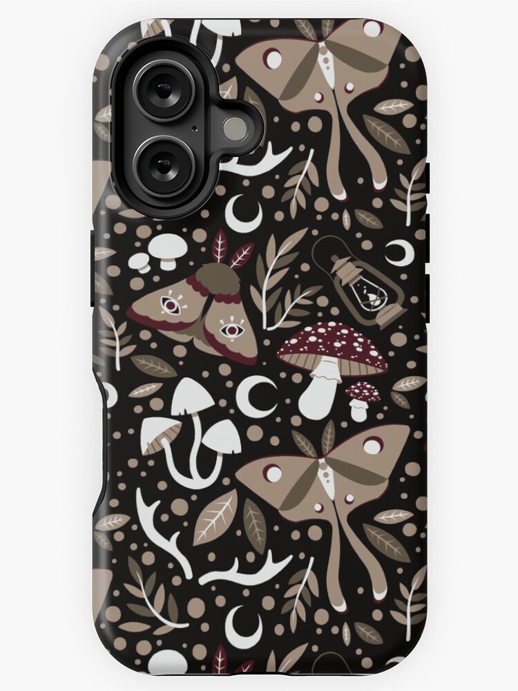 Thumbnail 1 of 4, iPhone Case, The Woods (Dark) designed and sold by daisydandy.
