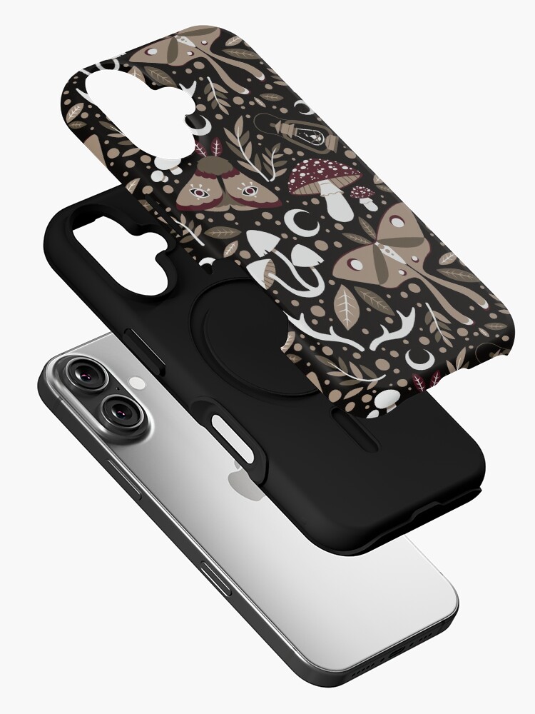 Thumbnail 2 of 4, iPhone Case, The Woods (Dark) designed and sold by daisydandy.