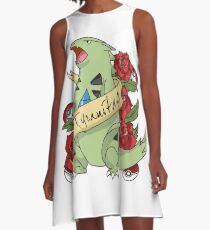 Tyranatar tattoo A-Line Dress