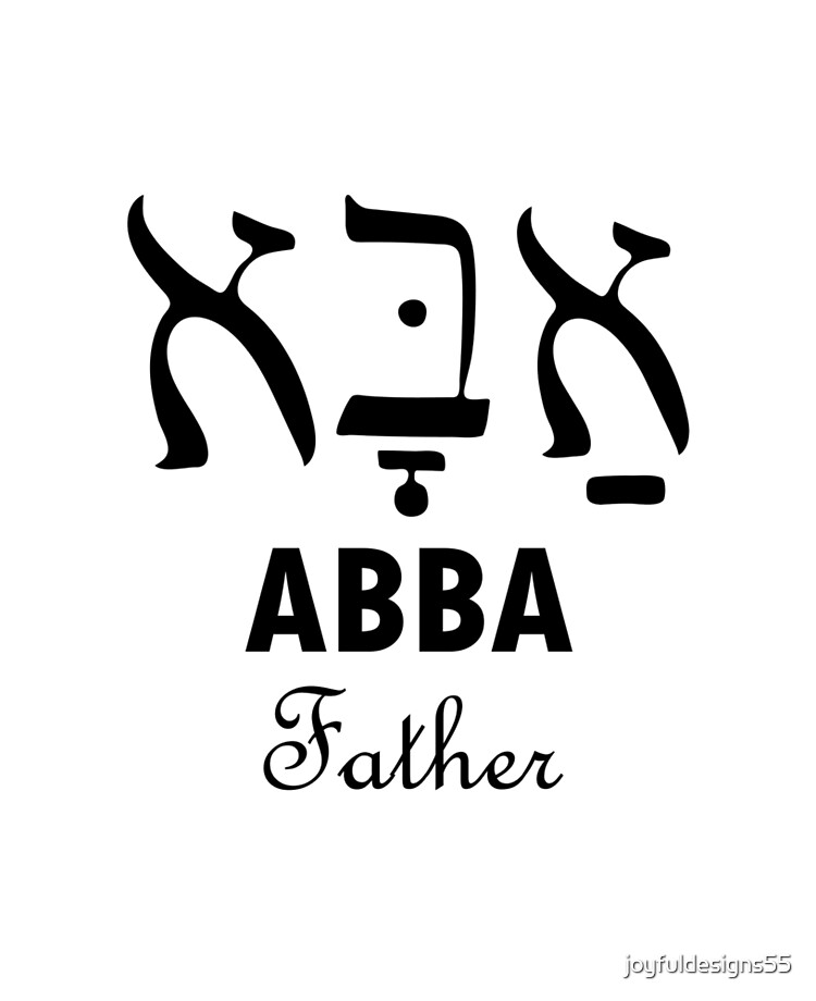 Funda y vinilo para iPad «Abba Padre nombre de Dios letras hebreas» de  joyfuldesigns55 | Redbubble