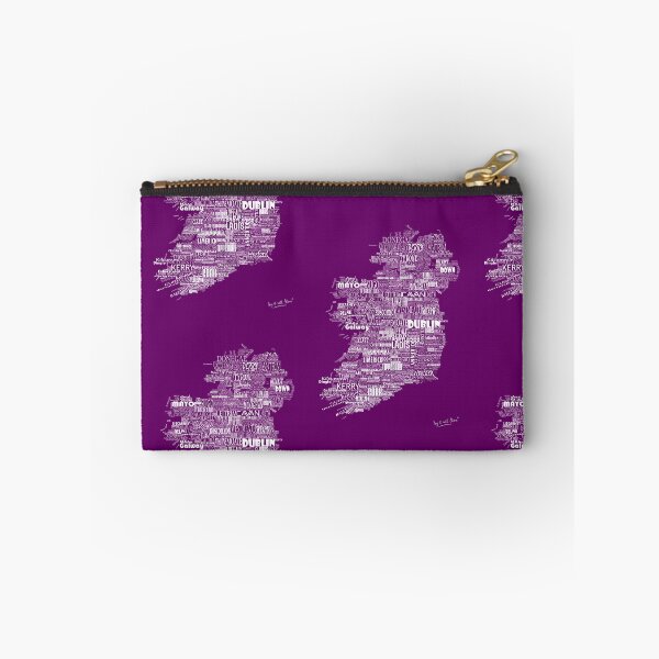 Item preview, Purple Map of Ireland Eire Emerald Isle designed and sold by SayITwithSTONE.