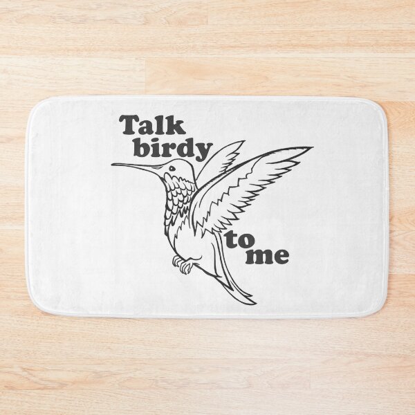 Item preview, Black and White Hummingbird - Talk Birdy To Me designed and sold by The White Bat.