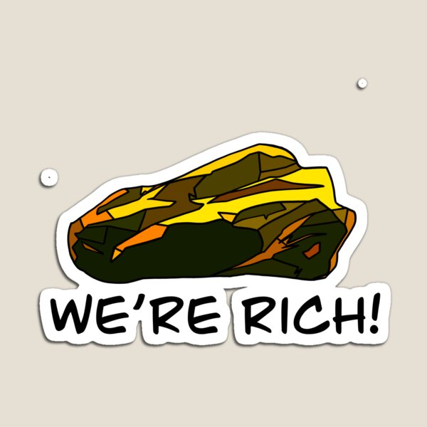 Item preview, We’re Rich! designed and sold by spacefeathers.