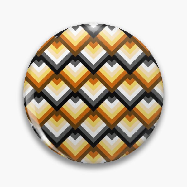 Item preview, Gay Bear Pride Rainbow Flag Geometric Repeating Pattern designed and sold by ksrogersdesigns.