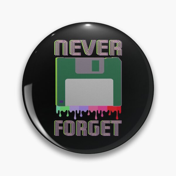 Item preview, Vintage Never Forget Floppy Disk designed and sold by franktact.