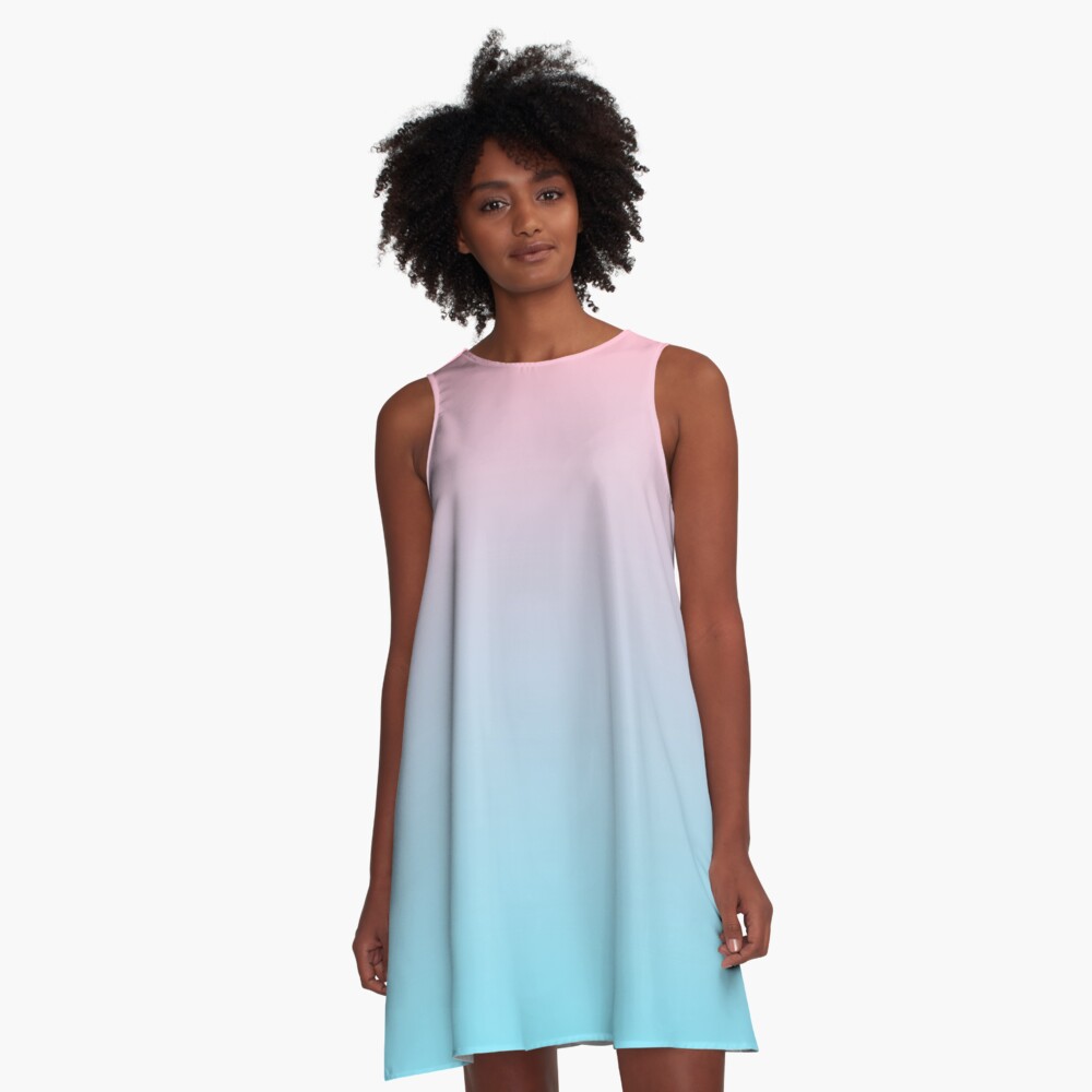 pastel ombre dress