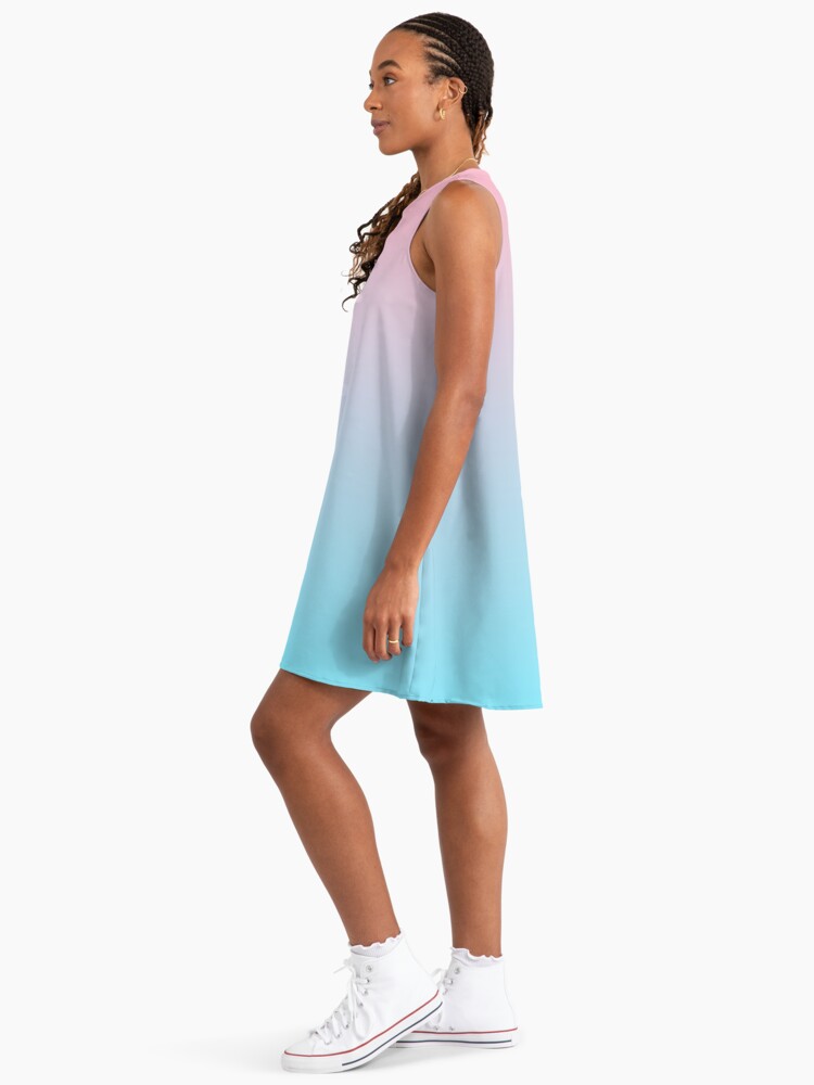 Pink Blue Pastel Ombre Gradient" A-Line Dress for Sale by julieerindesign |  Redbubble
