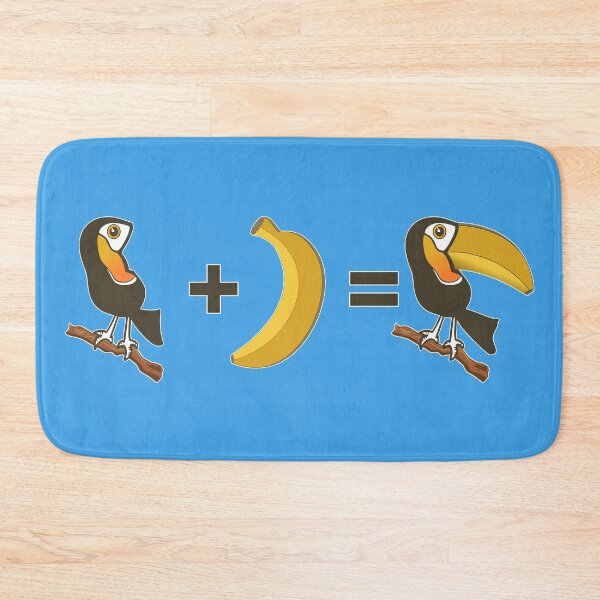 Item preview, How Toucans are made: bird + banana! (on blue) designed and sold by Groenendijk.