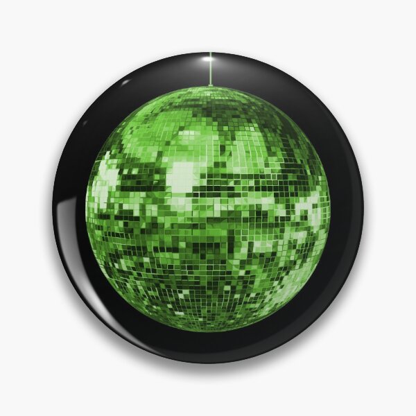Item preview, Glamorous Glittery Green Disco Ball designed and sold by Deborah Camp.