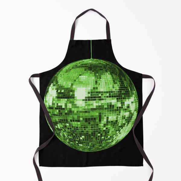 Artikelvorschau, Glamouröse glitzernde grüne Discokugel entworfen und verkauft von Deborah Camp.