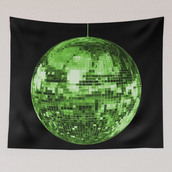 Item preview, Glamorous Glittery Green Disco Ball designed and sold by Deborah Camp.