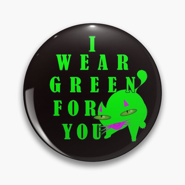 Item preview, In May We Wear Green Mental Health Awareness designed and sold by roleshop.
