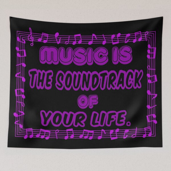 Item preview, Music is the soundtrack of your life! designed and sold by Fashimation20.