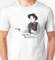 Grabstein: Zwei Waffen Unisex T-Shirt