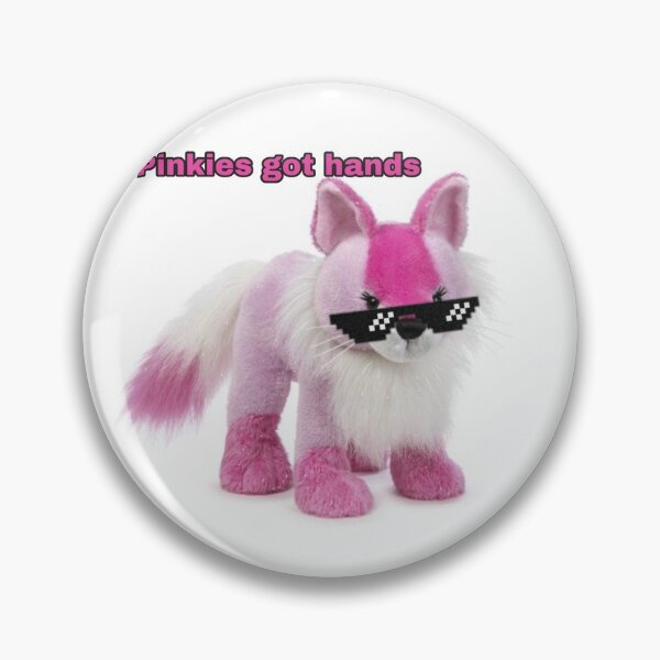 Item preview, Webkinz pinkies got hands clout meme designed and sold by dyslsexyia.