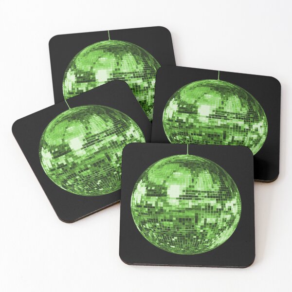 Item preview, Glamorous Glittery Green Disco Ball designed and sold by Deborah Camp.