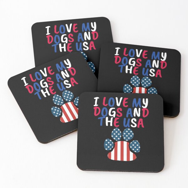 Item preview, I Love Dogs and The USA designed and sold by LaceRenee.