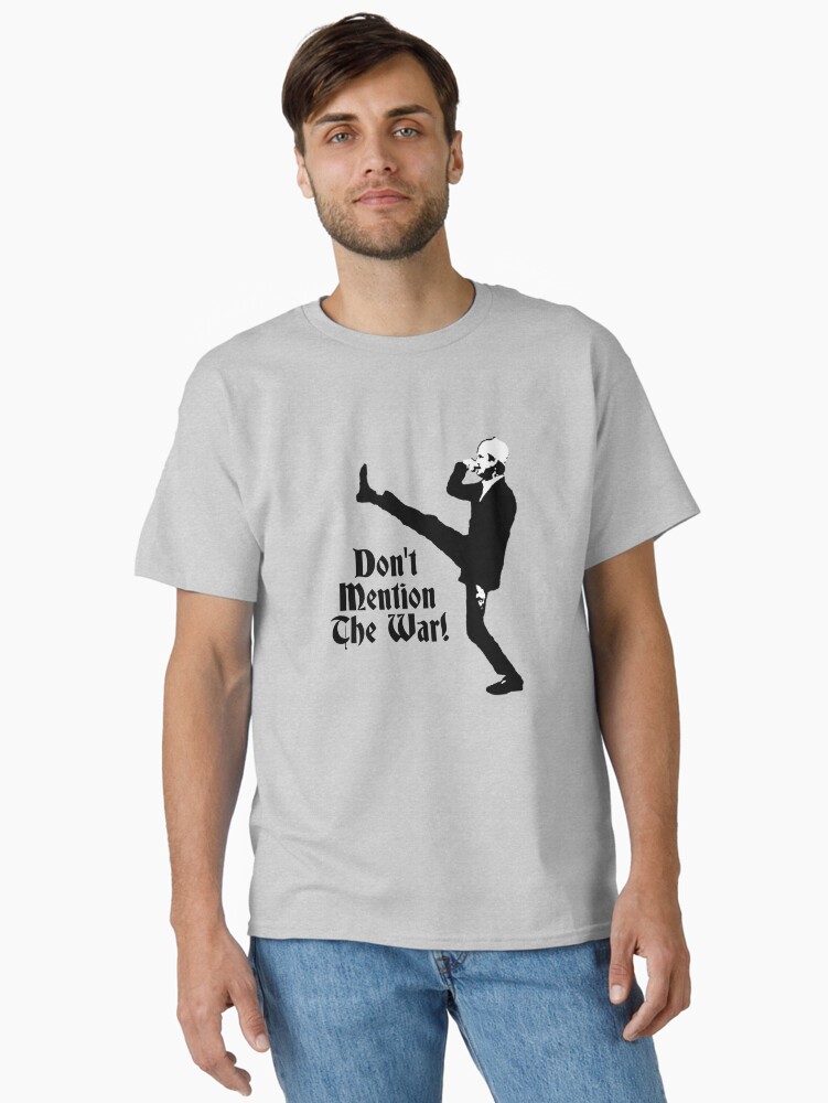 Thumbnail 1 of 7, Classic T-Shirt, Fawlty Towers - Don't Mention The War! designed and sold by unbreakableman.