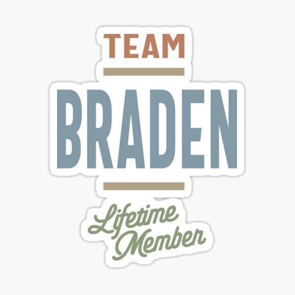 Item preview, Braden Personalized Name Birthday Gift designed and sold by cidolopez.