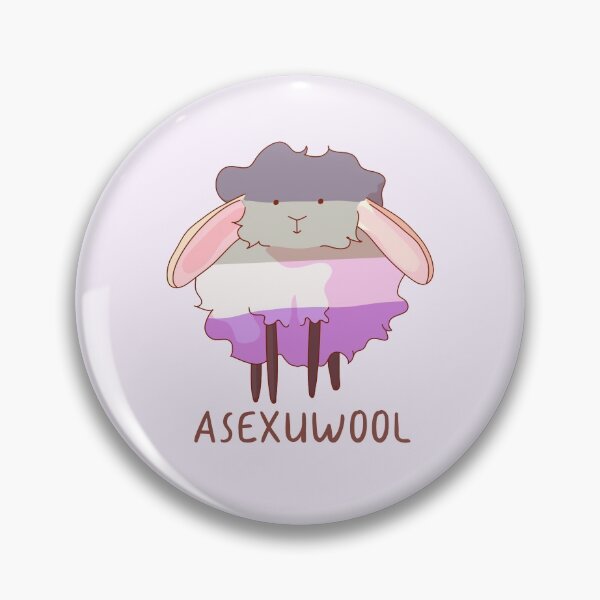 Item preview, Asexual Pride Sheep Pun designed and sold by ForTheFrogWar.