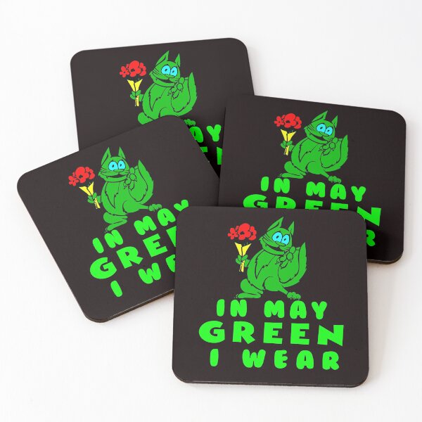 Item preview, In May We Wear Green Mental Health Awareness designed and sold by roleshop.