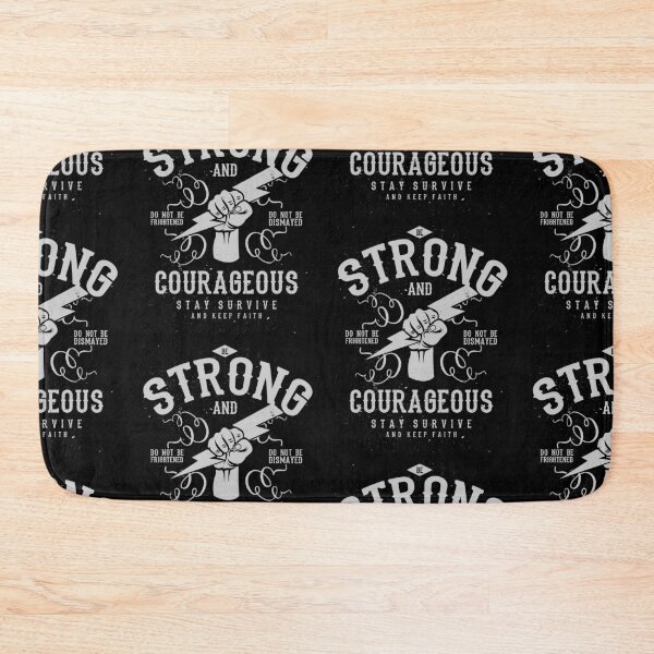 Item preview, Strong and Courageous designed and sold by lunegreiros.