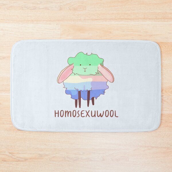 Item preview, Gay Pride Sheep Pun designed and sold by ForTheFrogWar.