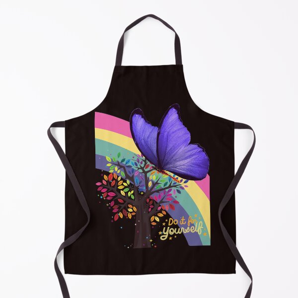 Item preview, Inspirational Purple Butterfly Tree and Rainbow designed and sold by hausofbutterfly.