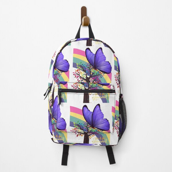 Item preview, Inspirational Purple Butterfly Tree and Rainbow designed and sold by hausofbutterfly.
