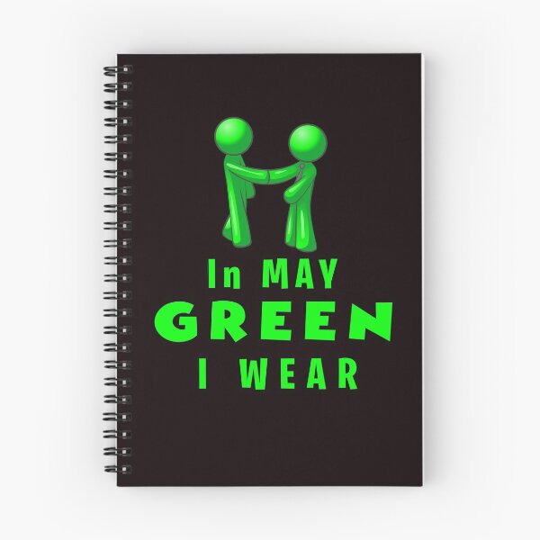 Item preview, In May We Wear Green Mental Health Awareness designed and sold by roleshop.