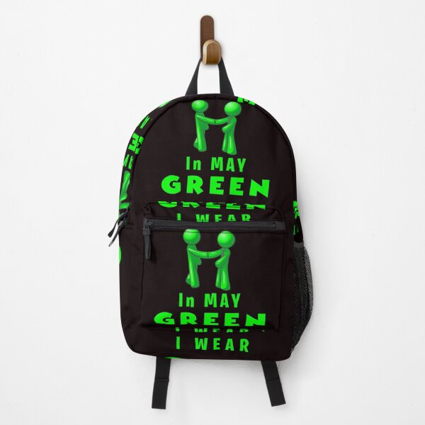 Item preview, In May We Wear Green Mental Health Awareness designed and sold by roleshop.