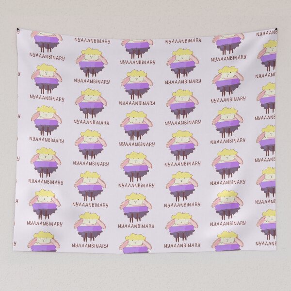 Item preview, Nonbinary Pride Sheep Pun designed and sold by ForTheFrogWar.
