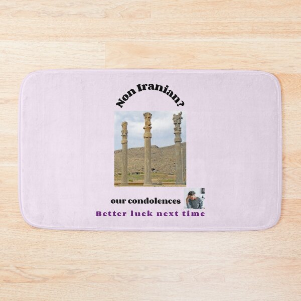 Item preview, "Condolences to non Iranians"  (black text) designed and sold by skoumpourdides.