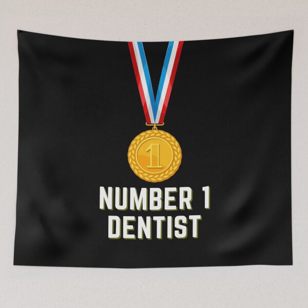 Item preview, Number 1 Dentist Medal designed and sold by Imemewell.