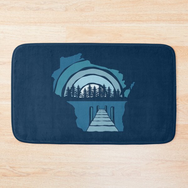 Item preview, Wisconsin Moonrise Rough Pier View Pine designed and sold by gstrehlow2011.