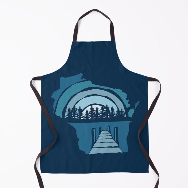Item preview, Wisconsin Moonrise Rough Pier View Pine designed and sold by gstrehlow2011.
