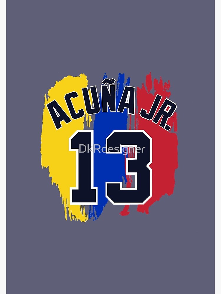 Ronald Acuña Jr. Jersey Spiral Notebook for Sale by ecscraps