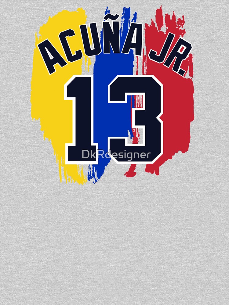 : Ronald Acuna Jr. Shirt (Cotton, Small, Heather Gray