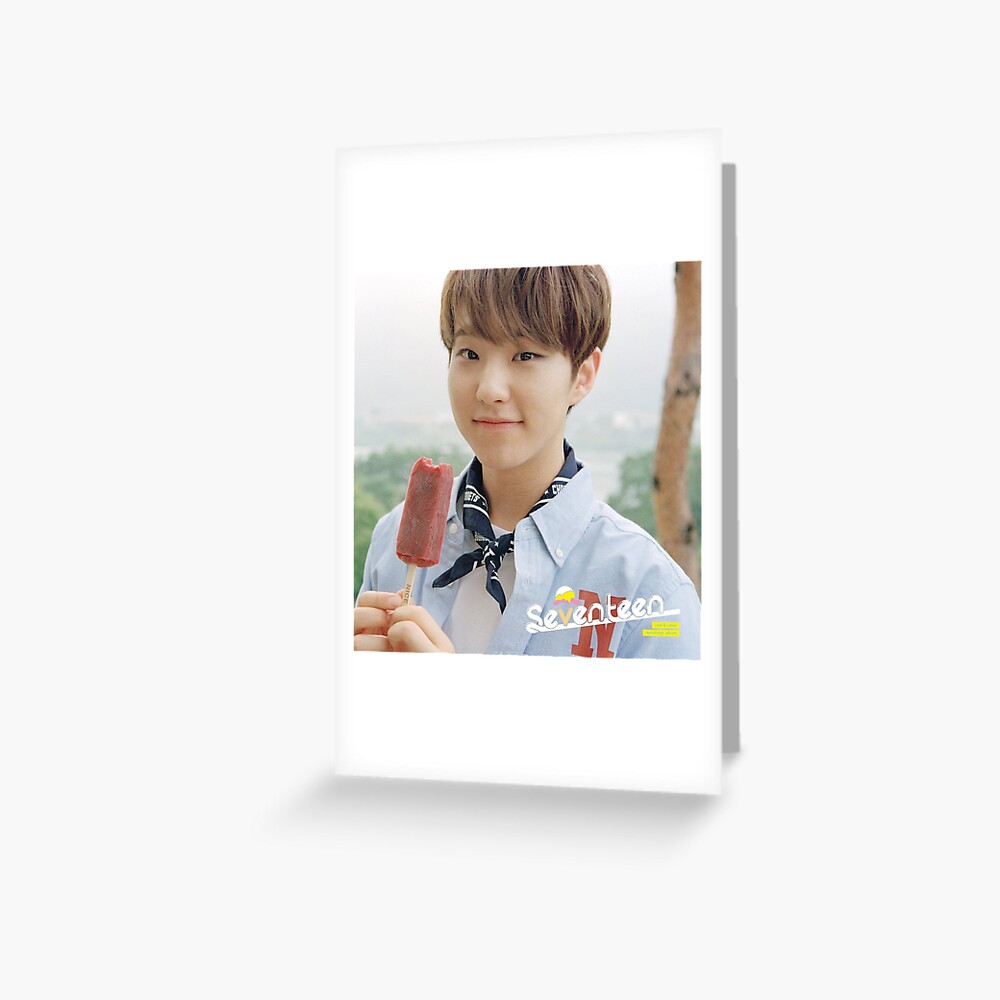 Seventeen Very Nice Hoshi Greeting Card By Yumi108 Redbubble