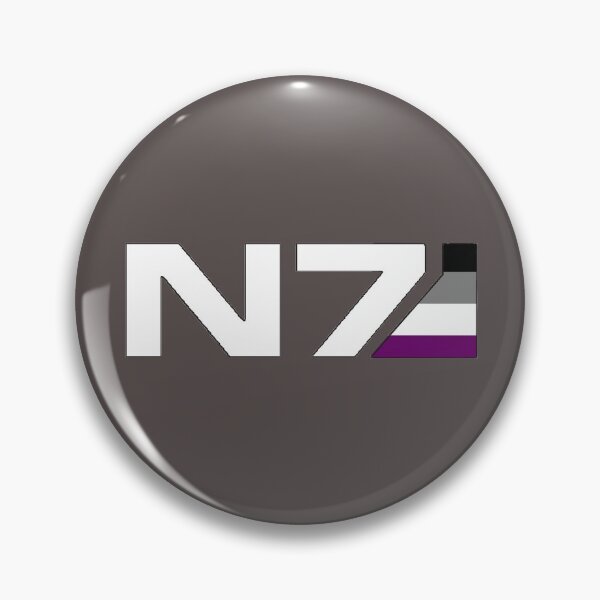 Item preview, Asexual Pride: Mass Effect N7 designed and sold by AmberFTVault.