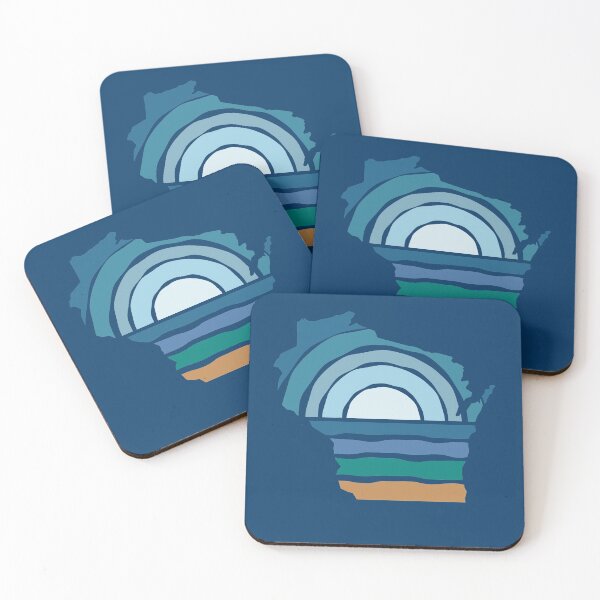 Item preview, Wisconsin Moonrise Great Lakes designed and sold by gstrehlow2011.