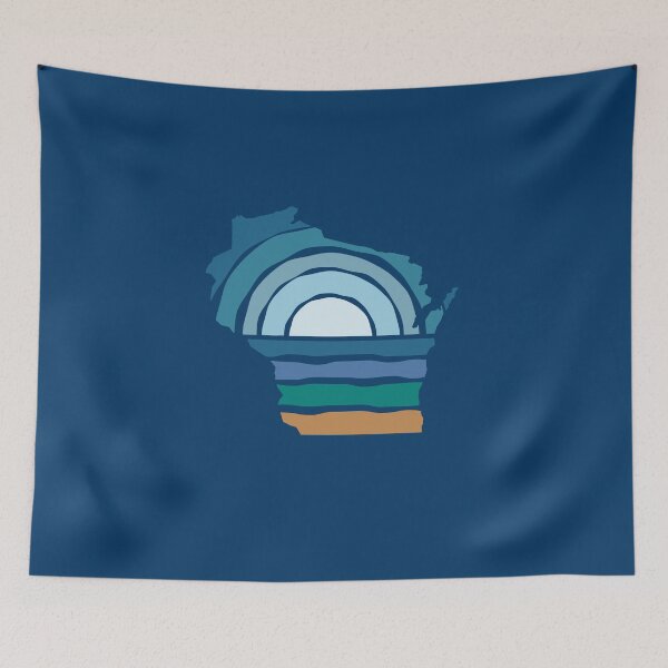 Item preview, Wisconsin Moonrise Great Lakes designed and sold by gstrehlow2011.