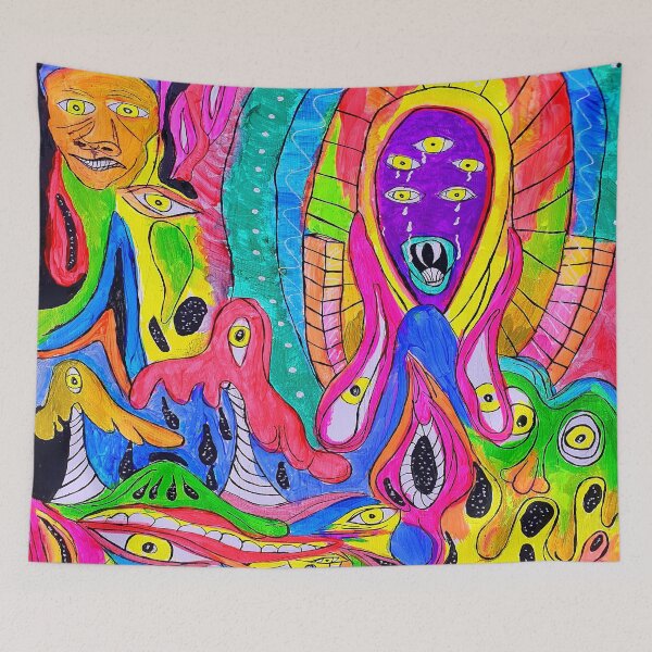 Item preview, Psychedelic Lowbrow Surrealism 2 designed and sold by Discordant Dreams Art.