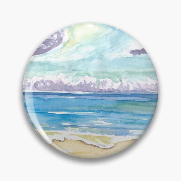 Item preview, Beach Waves Spray And Caribbean View designed and sold by artshop77.