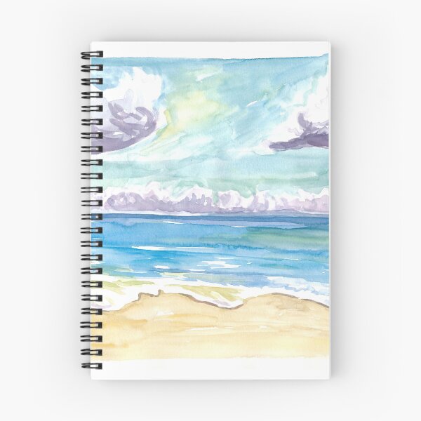 Item preview, Beach Waves Spray And Caribbean View designed and sold by artshop77.