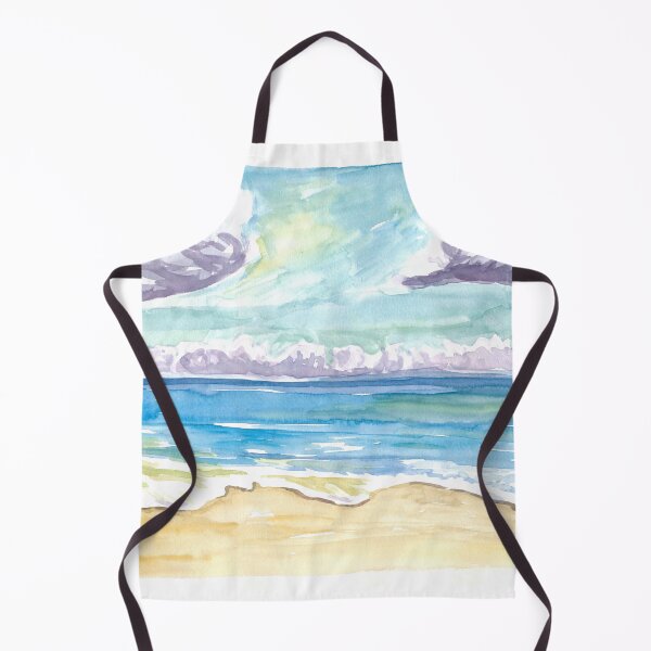 Item preview, Beach Waves Spray And Caribbean View designed and sold by artshop77.