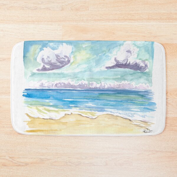 Item preview, Beach Waves Spray And Caribbean View designed and sold by artshop77.