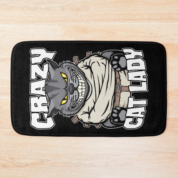 Item preview, Crazy Cat Lady Funny Mad Cartoon Cat Lover Halloween designed and sold by GrandeDuc.